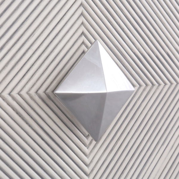 Yosemite Home Decor Blanco Accra Large Cabinet 210034-YHD