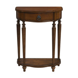 Ashby Demilune Console Table with Storage