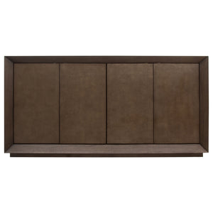 Yosemite Home Decor Edwards Leather Cabinet 210108-YHD