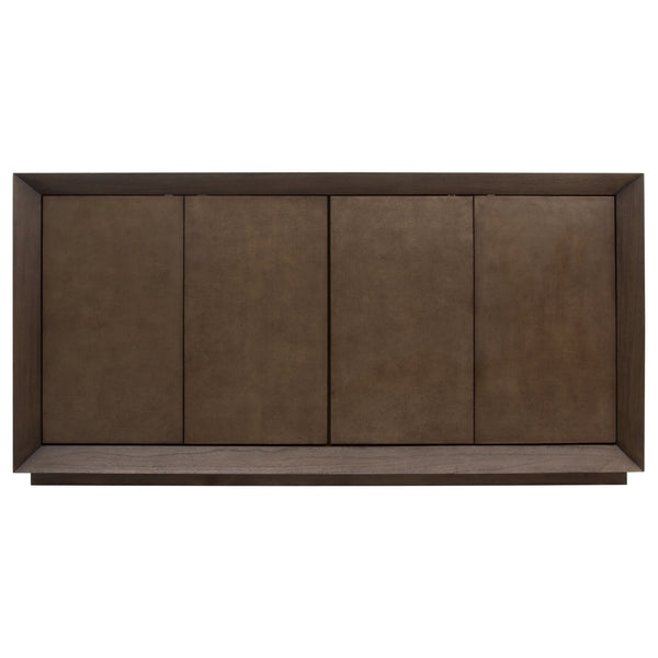 Yosemite Home Decor Edwards Leather Cabinet 210108-YHD