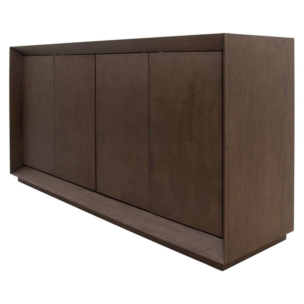 Yosemite Home Decor Edwards Leather Cabinet 210108-YHD