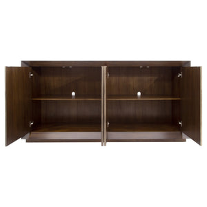 Yosemite Home Decor Edwards Leather Cabinet 210108-YHD