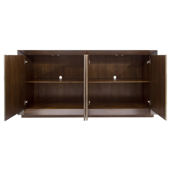 Yosemite Home Decor Edwards Leather Cabinet 210108-YHD