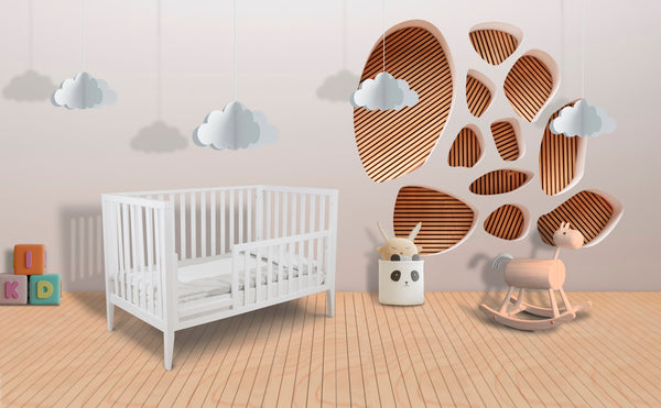 Pali Bernini Classico Crib White Hard Beech 21103-WH