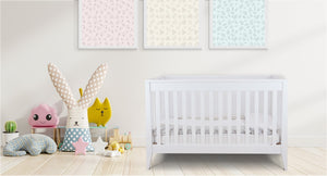 Botticelli Convertible Crib - Charming Italian Nursery Centerpiece with Adjustable Mattress Support