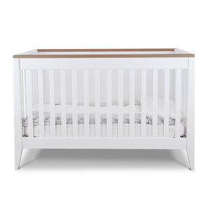 Pali Botticelli Convertible Crib White/Walnut Hard Beech 21104-WW