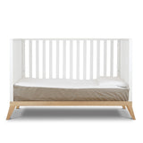 Pali Donatello Classico Crib White/Natural Hard Beech 21105-WN