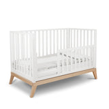 Pali Donatello Classico Crib White/Walnut Hard Beech 21105-WW