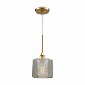 Compartir 6'' Wide 1-Light Mini Pendant - Polished Nickel