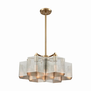 Compartir 20'' Wide 7-Light Chandelier - Polished Nickel