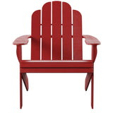Red Adirondack Chair