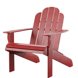 Red Adirondack Chair