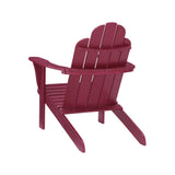 Red Adirondack Chair