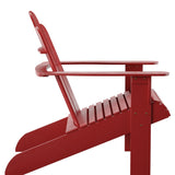 Red Adirondack Chair