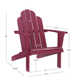 Red Adirondack Chair