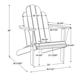 Red Adirondack Chair