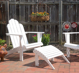 White Adirondack Chair