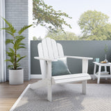 White Adirondack Chair