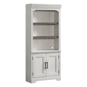 Intercon Drake Frenchfarmhouse 76" Bunching Bookcase w/Door DK-HO-7632BD-RFO-C DK-HO-7632BD-RFO-C