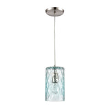 Diamond Pleat Configurable Multi Pendant - Satin Nickel