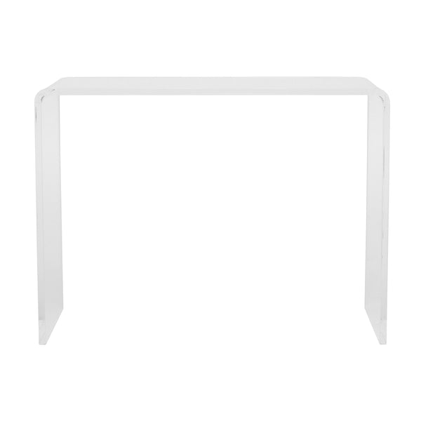 Veobreen 40-inch Console Table/Desk in Clear Acyrlic