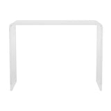 Veobreen 40-inch Console Table/Desk in Clear Acyrlic