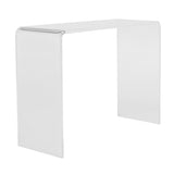 Veobreen 40-inch Console Table/Desk in Clear Acyrlic