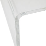 Veobreen 40-inch Console Table/Desk in Clear Acyrlic