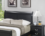 Louis Philippe Traditional Sleigh Headboard