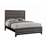 Watson Traditional Bed Grey Oak and Black