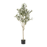Noble House Taos 5' x 2' Artificial Olive Tree, Green