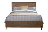 Alpine Furniture Brown Pearl Queen Platform Bed, Brown Bronze 1859-01Q Brown Bronze Mahogany Solids & Veneer 64 x 86.5 x 54