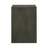 Serenity Contemporary 2-drawer Nightstand Mod Grey