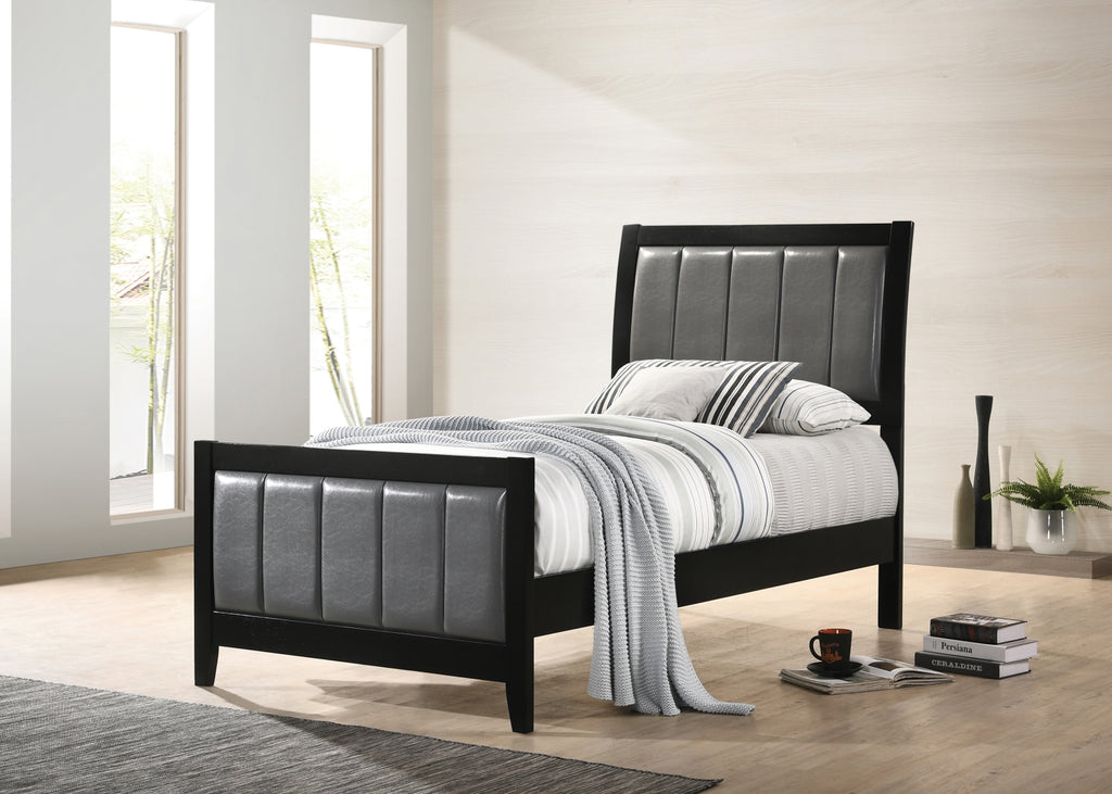Carlton Modern Upholstered Panel Bed
