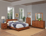 Nova Mirror in Honey Maple - Elegant Mahogany Design, Fully Assembled, Perfect for Your Dresser!