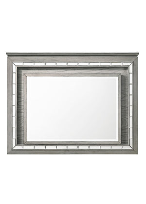 Antares Glam/Transitional Mirror (LED) Color (Light Gray) 21824-ACME