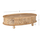 Inora Oval Coffee Table Natural