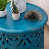 Indie Side Table Blue