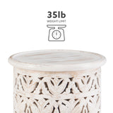 Indie Side Table White