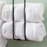 Triston Metal Towel Rack 2Pk Black