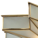 Decostar 21'' Wide 3-Light Flush Mount - Brushed Brass