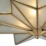 Decostar 21'' Wide 3-Light Flush Mount - Brushed Brass