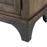 Intercon Whiskey River Home Entertainment Industrial Whiskey River End Table WY-TA-2324-GPG-C WY-TA-2324-GPG-C