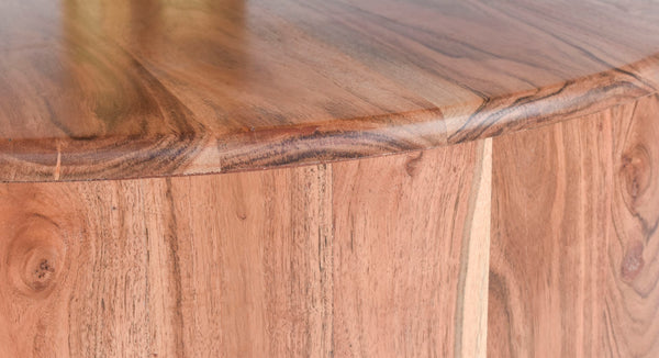 Stonewood Acacia Wood / Marble / Steel Mid Century Acacia Wood Coffee Table - 36" W x 36" D x 16" H