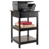 Winsome Wood Delta Home Office Printer Stand, Black 22121-WINSOMEWOOD