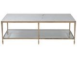 Signature Designs Sashay Gold Rectangular Cocktail Table