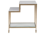 Signature Designs Sashay Gold Rectangular End Table