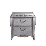 Leonora Glam Nightstand Vintage Platinum (cc#) --> Qte had Gold but Cat image looks platinum 22143-ACME