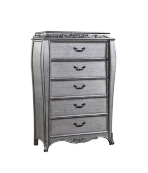 Leonora Glam Chest Vintage Platinum (cc#) --> Qte had Gold but Cat image looks platinum 22146-ACME