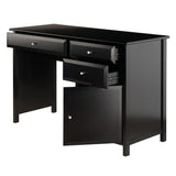 Winsome Wood Delta Office Writing Desk, Black 22147-WINSOMEWOOD